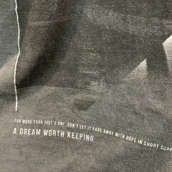 Buffalo Jeans Black Thrashed Grunge Motorcycle Mens T-shirt Size M (SKU: 21M) - Picture 5 of 6